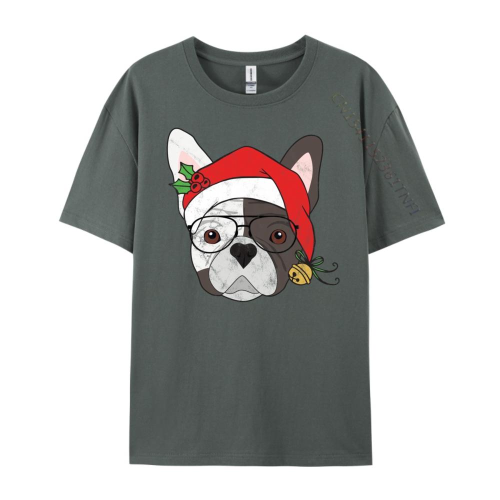Frenchie White Graphic Tee Men's Clothes Lovers Day Oversized T Shirt Men Band Tshirts Vegan