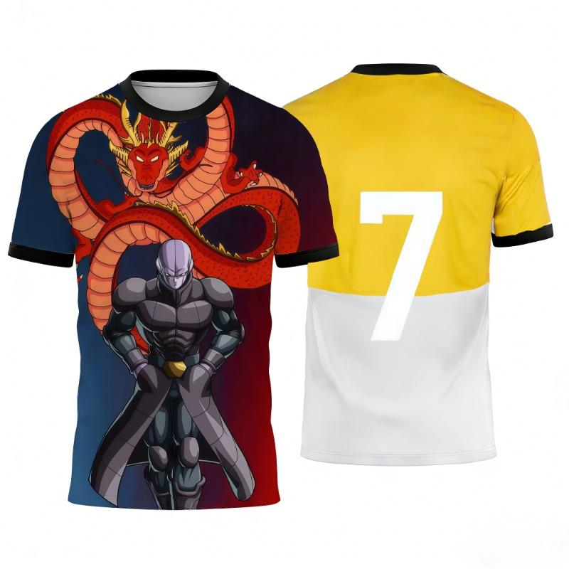 

2026 Summer Anime Dragon Ball 3D Print Family Matching T-Shirts XXS