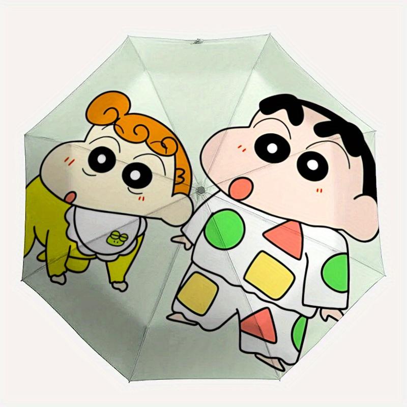 

1pc Crayon Shin-chan Automatic Opening/closing umbrella, Compact Travel Umbrella - - Festive Accessory, Sturdy Ribs yy250807112
