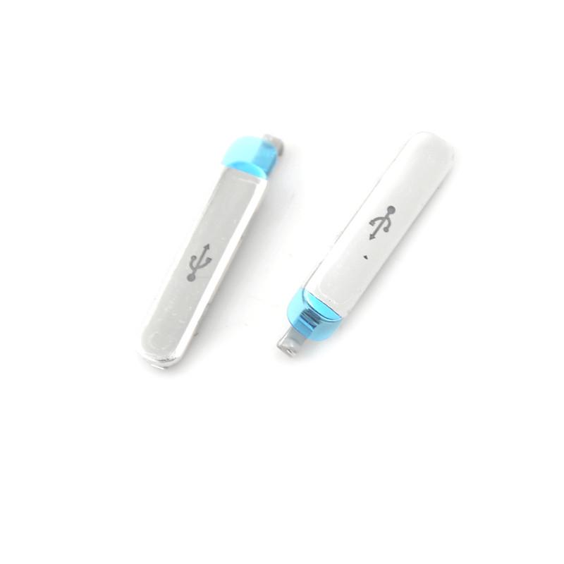 2pcs For Galaxy S5 Replacement USB Charge Port Dock Cover Flap Dust Plug