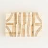 Geometric Bone Inlay Box Set of 2 – Handcrafted Modern Decorative Storage Boxes