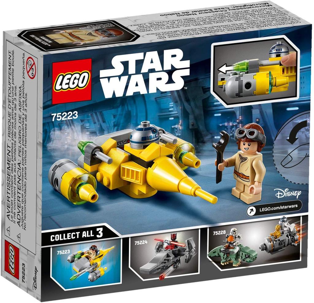 LEGO Star Wars Naboo Starfighter Microfighter 75223 Block Toy Boys