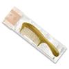 Large Jade Sandalwood Comb - Thick Wide Tooth Curling with Custom Engraving Option