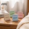 Compact Note Taking Planner Mini Desk Calendar 2027 Jan. 2027 To Dec. Standing Flip Small Paper Memo Pad Desktop Calendar 12 Monthly with Twin-Wire