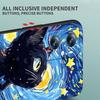 Cute cartoon cat illustration Phone Case For OPPO Reno 5 6 7 A96 A40 A58 Realme GT A74 A78 Neo2 A74 A78 Find X5 X3 X7 X8 Black