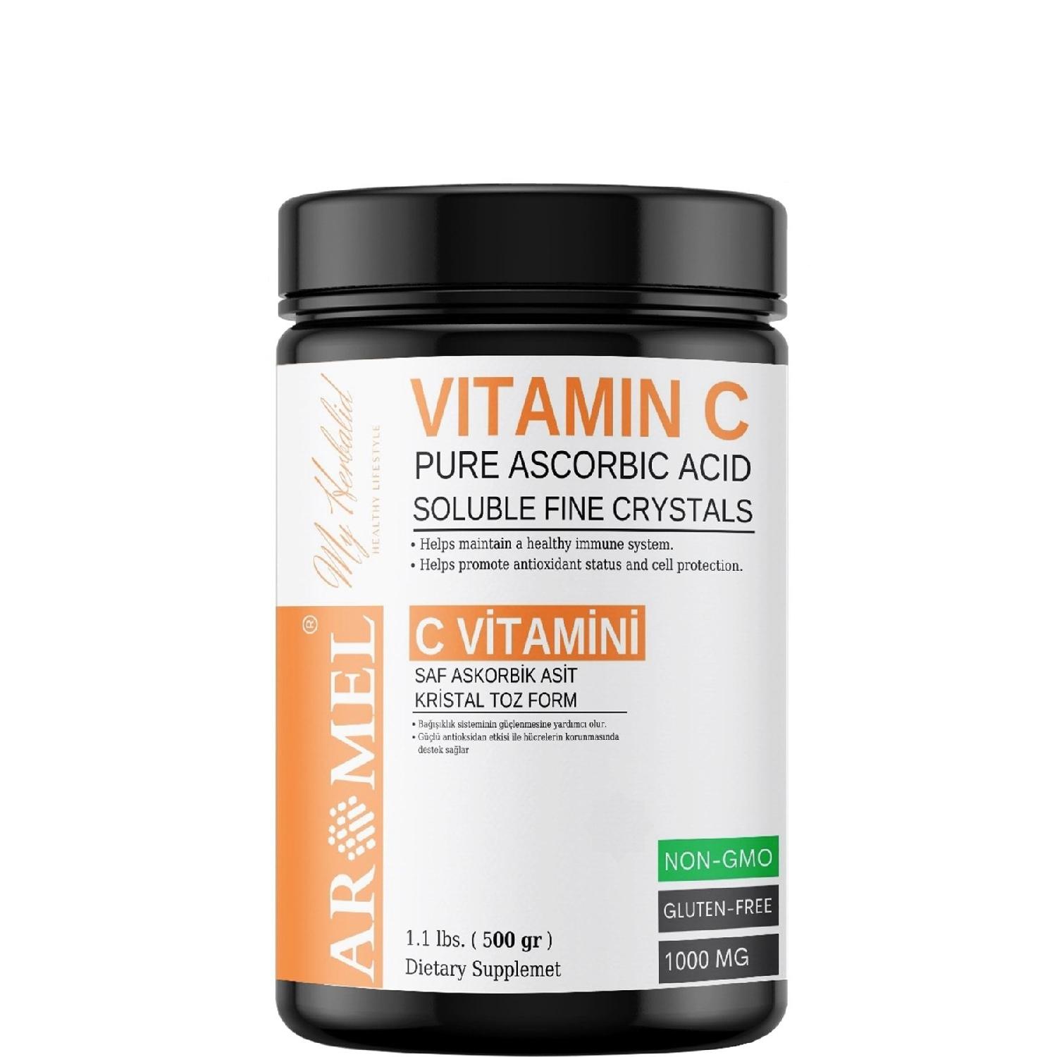 

Vitamin C 500 Gr | Ascorbic Acid | Europe, Extra Pure | Edible Powder Form