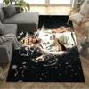 Soccer Player Action Floor Rug Office Rug Perfect for Foyer Entryway Study Room Dormitory Antislip Carpet Office Home Decor Gift for Festivals
