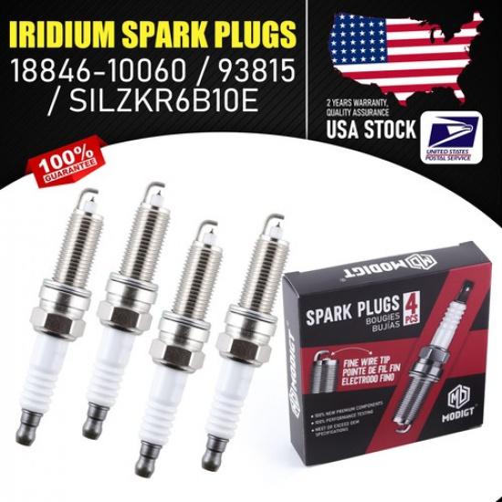 ОРИГИНАЛЬНЫЕ Качественные Свечи Зажигания Замена Для NGK 18846-10060 SILZKR6B10E 93815