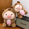 Plush Pig Toy With Capybara Transformation For Children Sleep Cushion And Gift