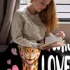 Giraffe Decke Giraffe Geschenke Für Mädchen Frauen Erwachsene Flanell Warm Weich Überwurfdecken Heimdeko Für Couch Sofa Bett Ganzjahres