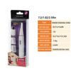 2-in-1 Women Men Electric Hair Trimmer Button Operation Battery Powered Nose Eyebrow Trimming Grooming Tool Beauty Supplies