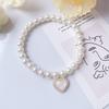 Pet Retro Pearl Pendant Cat Eye Stone Neck Chain Highlight Pearl Jewelry For Cat Dog