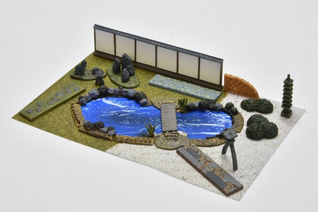 TOMYTEC Scenery Accessories Japanese Garden Set 2 Diorama Supplies 338024 (Tomytec) 041-2