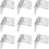 [Corner Code 40*40*40, Without Screws] Furniture Stainless Steel Corner Code Hardware For 90-degree Right-angle Furniture, Table And Chair