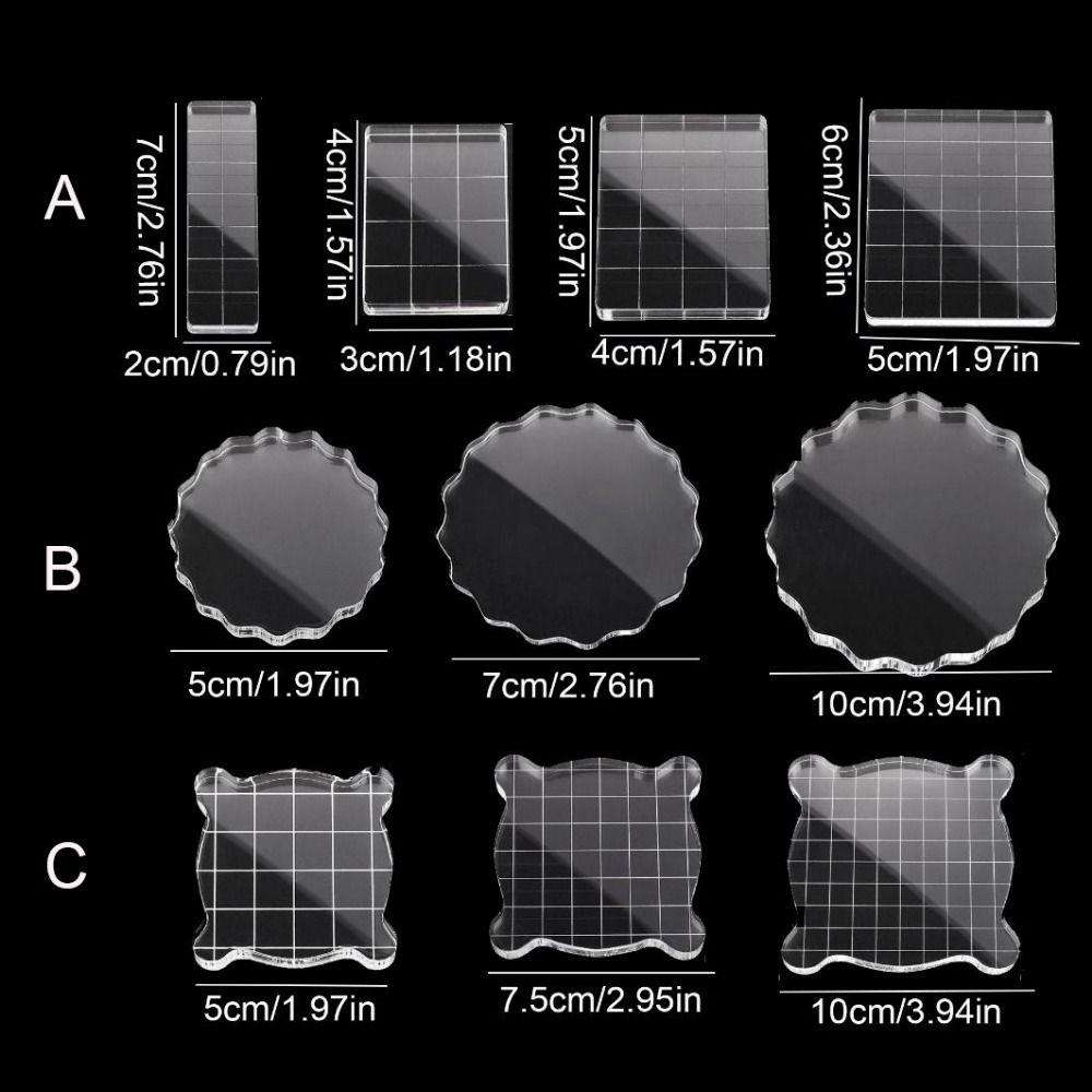 Handmade for DIY Scrapbooking Durable Wax Stamp Pad Stamp Block Stamping Tool Seal Stamp Block