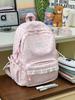 Schoolbag Japanese ins cute cartoon printed schoolbag female high value lace sweet primary school travel backpack
