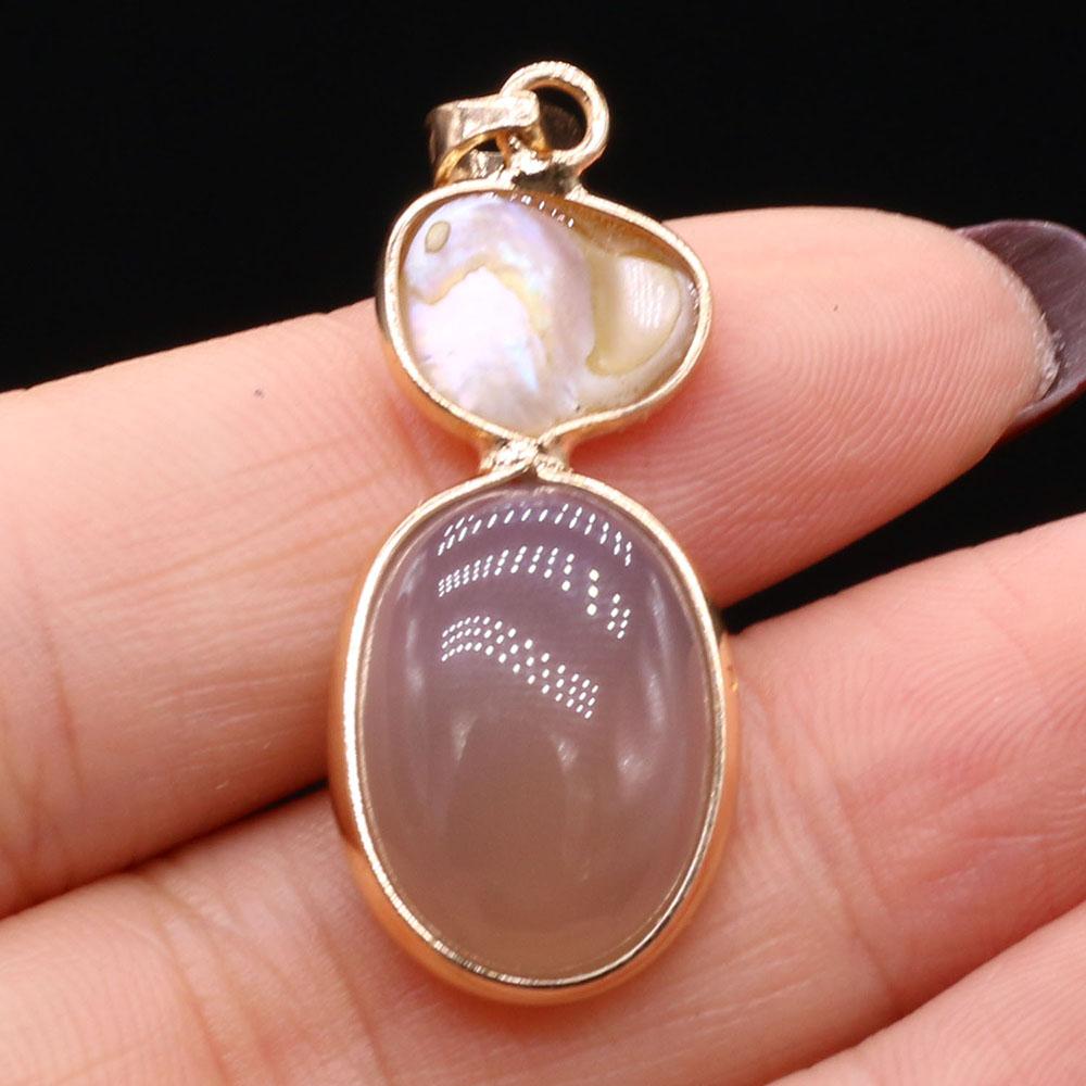 1Pc Unique Natural Stone Agate Pendant, Bohemian Irregular Women Charms for DIY Necklace Earrings Decoration Accessories, Carnival Jewellery Making
