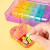 1Pcs Weekly Pill Case Pillbox 7 Days Medicine Tablet Box Portable Travel Drugs Storage Organizer Secret Compartments Pill Box