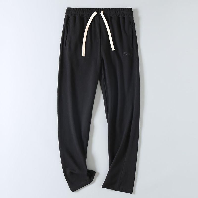 Export Export Tail Goods Japanese Style Simple Drawstring Elastic Waist Terry Cotton Loose Sports Casual Pants Sweatpants Men's Trousers