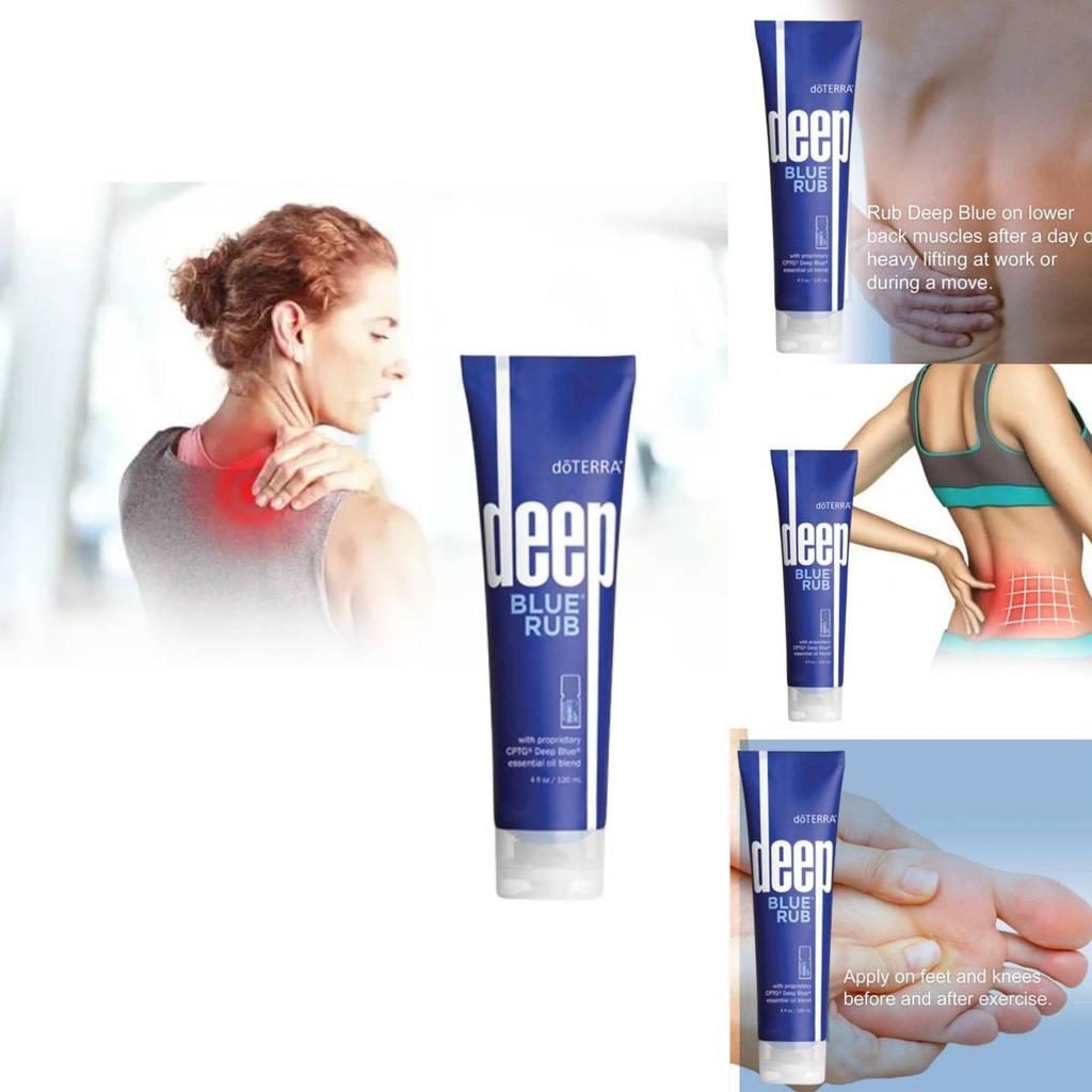 Soothing Deep Blue Rub Cream 120ml By For Effective Muscle Pain Relief