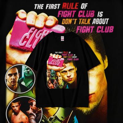 2025 Léto 90. léta Film FIGHT CLUB Grafické tričko Pánské Hip Hop Vintage Gotické Unisex Móda 100% Čistá Bavlna Potisknuté tričko