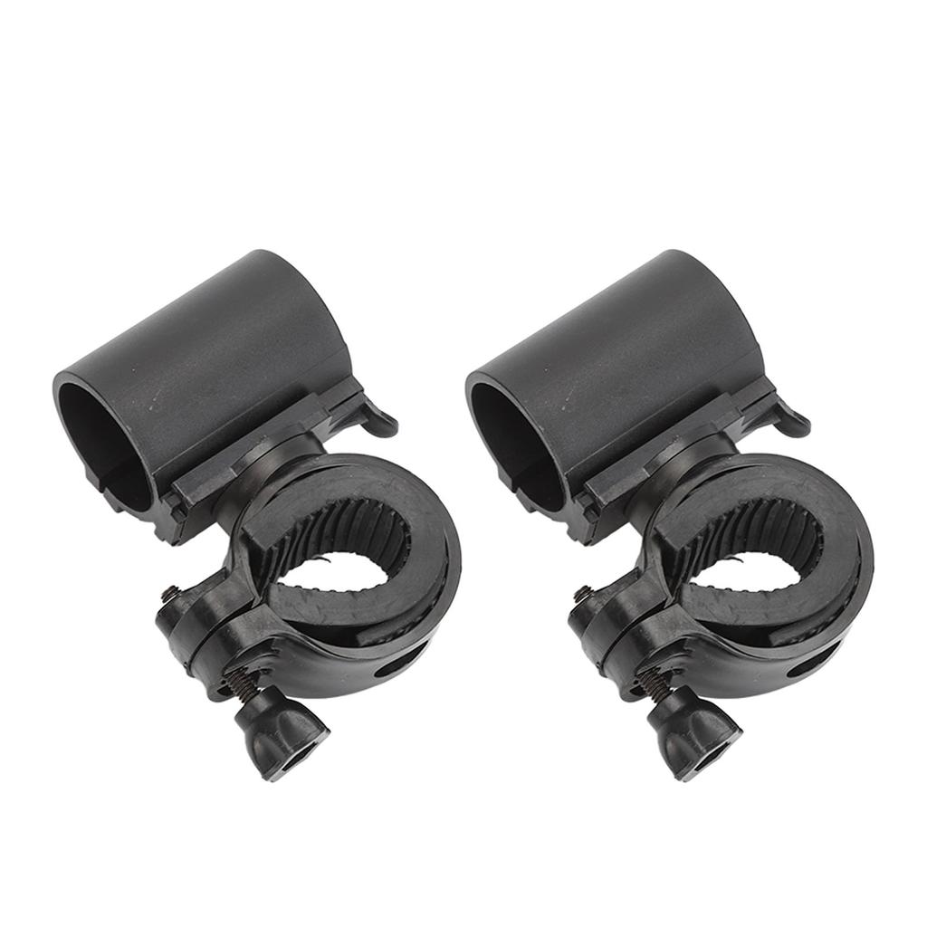 2 Stück Gehstockhalter für Rollstuhl Antriebs-Rollator Gehwagen 360 Grad Drehung Universal Krücken Stock Halterung Zubehör