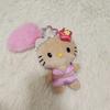 NEW styles Hello Kitty black leopard Plush Toy Keychain Sanrio Stuffed Toy Kitten Anime Stuffed Animals Pendant Girly Bag Charm