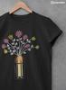 Peace Bullet Vase Bouquet Anti Gun Flower Power Pop Art Style Pop Cotton Unisex Tee T-Shirt