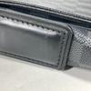 Louis Vuitton N41260 Damier Graphite District PM Crossbody Shoulder Bag Black