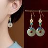 Moderne Ethno-Stil Ohrringe mit Vintage-Sicherheitsverschluss