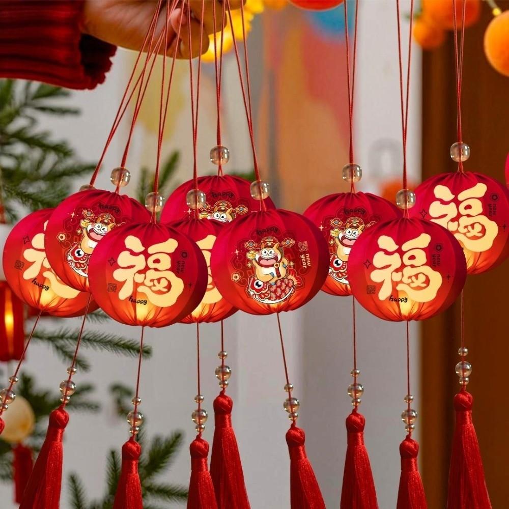 Horse Year 2026 New Year Lanterns Handmade Portable Lanterns Chinese Hanging Lanterns Party Decor
