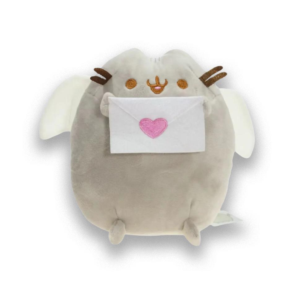 Divertido gato de peluche de , juguete de dibujos animados, gato de Anime suave, animales de peluche, muñecos de peluche, decora