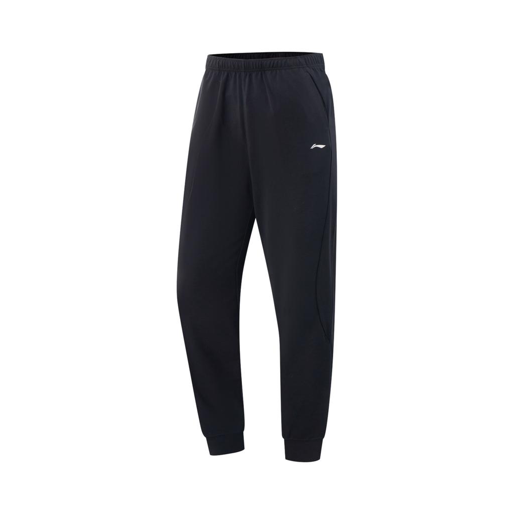Li-Ning Comfortable Moisture-Wicking Knitted Sports Pants Women bottoms Black AKLV116-1