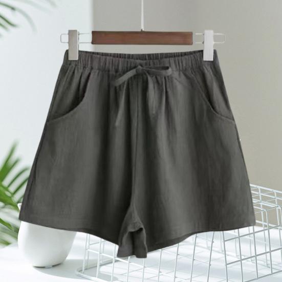 Sommer Shorts Hohe Taille Streetwear Schnell Trocknend Einfach Weiter Beinteil Damen Lässig Outdoor