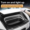 For Tesla Model Y 2025 Front Trunk Light, Magnetic Induction LED Lamp with White Yellow Light, Car Accessories