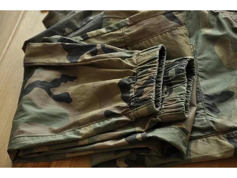 Αθλητικό Παντελόνι Τζόκινγκ Καμουφλάζ Γρήγορης Ξήρανσης Ελαφρύ Αναπνέον - Ελαστική Μέση, Καλοκαιρινό Παντελόνι Cargo