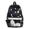 Schoolbag Light Lemon Candied Yellow Series Rabbit Polka Dot Backpack for Primary and Secondary School Students Campus Full of Vitality School Bag