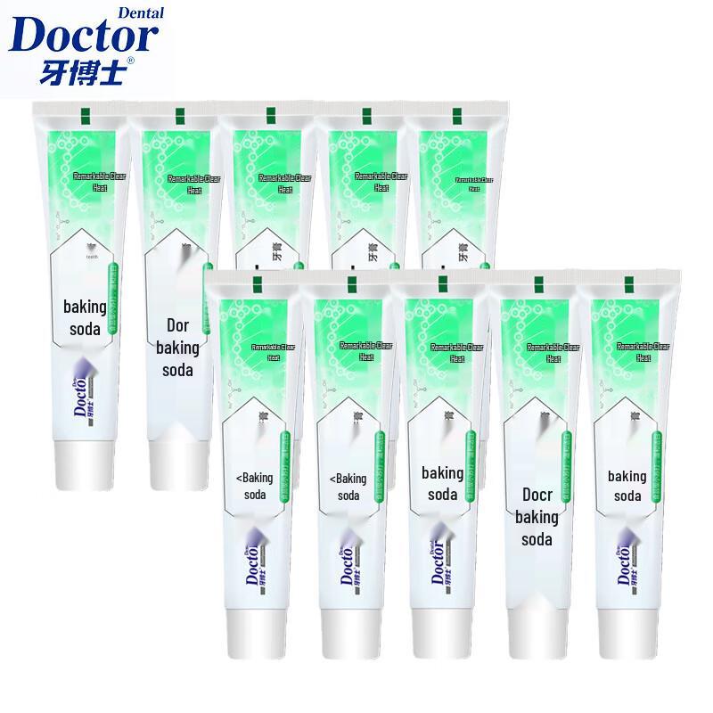 

Dr. Tooth Baking Soda Toothpaste - Fresh Mint 10-Pack