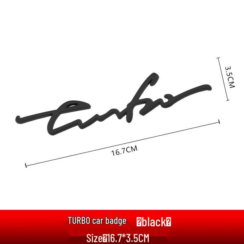 

Эмблема Sport с турбонаддувом: Металлическая наклейка на заднюю дверь для персонализированных турбо-автомобилей