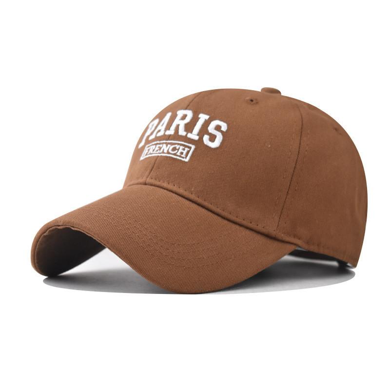 Embroidered Adult Paris Baseball Hat With Adjustable Closure And Protection Sun