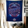 New York Giants Wall Tapestry Aesthetic Wall Hanging Printed Fabric Blanket Decorative Tapestries for Bedroom Living Room Home Decor