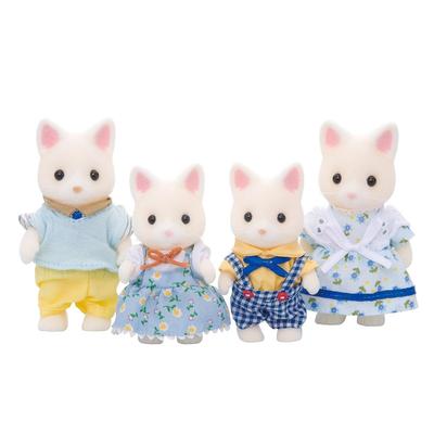 Sylvanian Families Doll Silk Cat Family FS-12 ST Mark Certified 3 Years Older Toy Dollhouse EPOCH