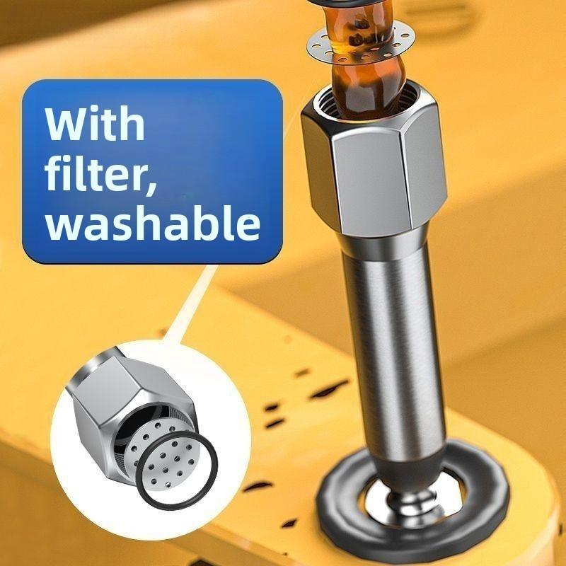 Industrial grease gun dual nozzle kit, suitable for excavators and trucks.