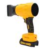 Cordless Leaf Blower 2000mAh Battery Lightweight Handheld Turbo Blower with Detachable Air Nozzle 2 Speed for Lawn
