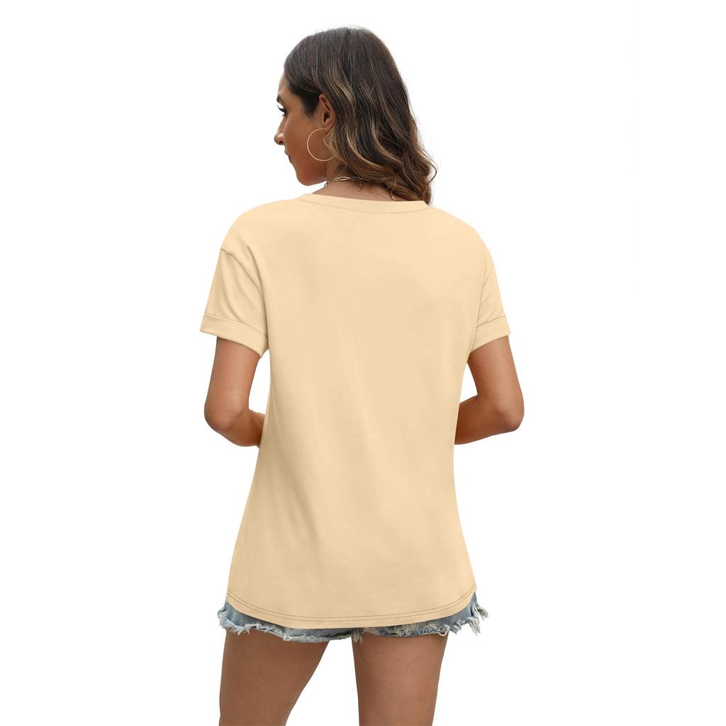 Canottiera Casual da Donna Senza Maniche - Girocollo, Orlo Arricciato, Vestibilità Ampia per Primavera ed Estate