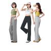 Gu Teng Women's Summer Cooling Loose Wide-Leg Pants