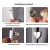 10Pcs Alloy Heart Curtain Clip Magnetic Closures Systems Eliminate Light Leaks Maintain Privacy Home Decoration