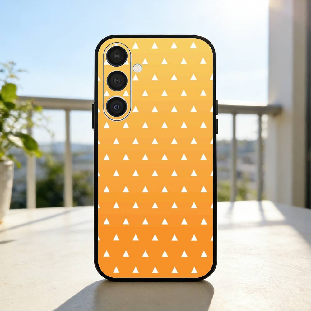 J-Japanese G-Geometric P-Patterns Phone Case For Samsung A73,72,71,53,52,51,22,91,80, Soft Black Cover Samsung a52