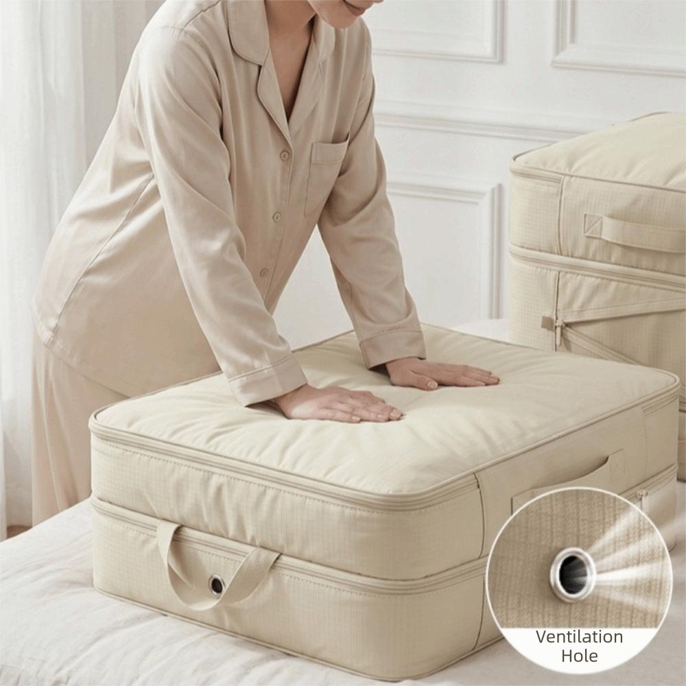 Foldable And Expandable Compression Clothes Storage Bag Quilt Moving Bag for Blankets Comforters