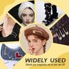 12PCS Shiny Pins Rhinestone Safety Pins Gold Rhinestone Large Brooches Pins Fancy Safety Pins  Women